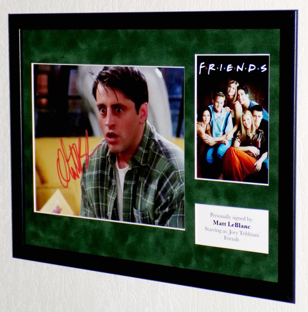 Friends - Matt LeBlanc (Joey Tribbiani) Framed, signed + Certificate of Authenticity #1.0