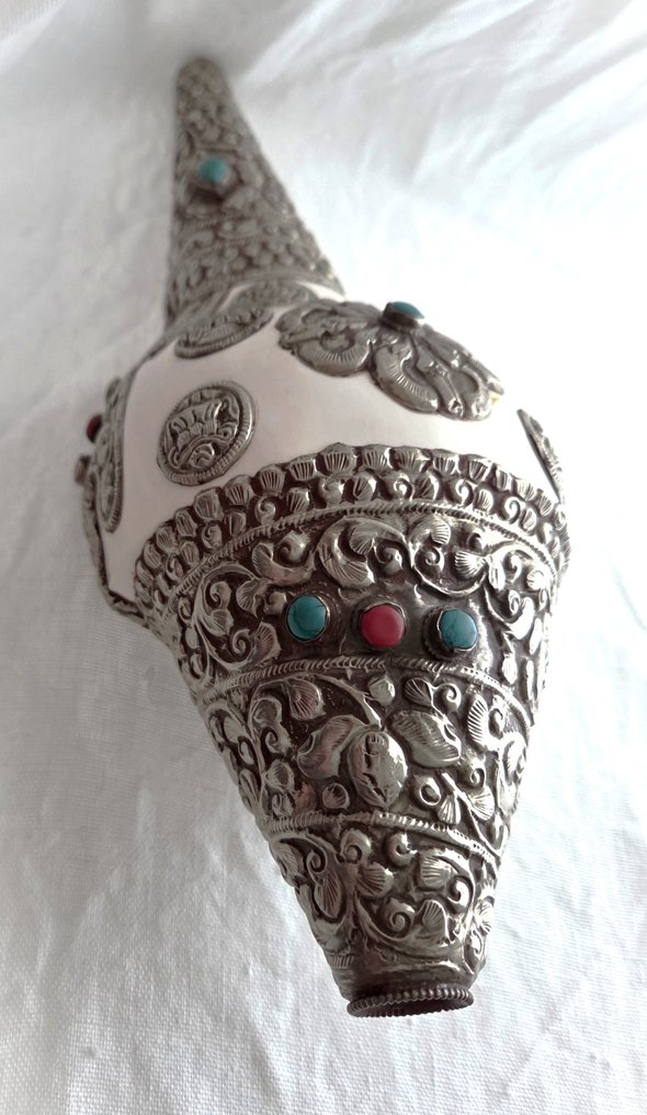 Ηχογαβάθα - Ασημί, Shell - 1970-1980 - Conchiglia Dung-Dkar #1.0