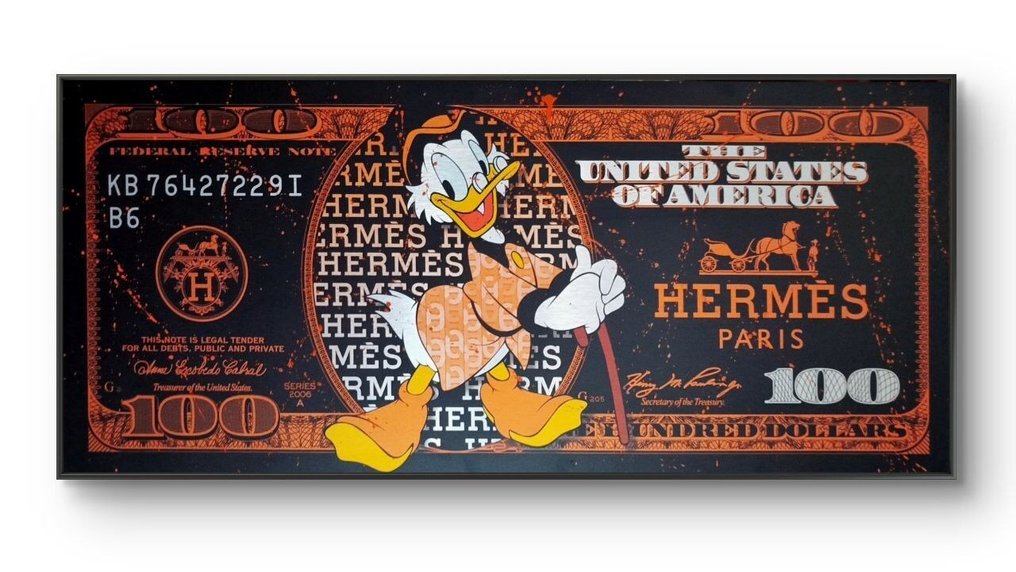 José de Pazos - Scrooge Mc Duck Hermes Dolar - NO Reserve #1.0