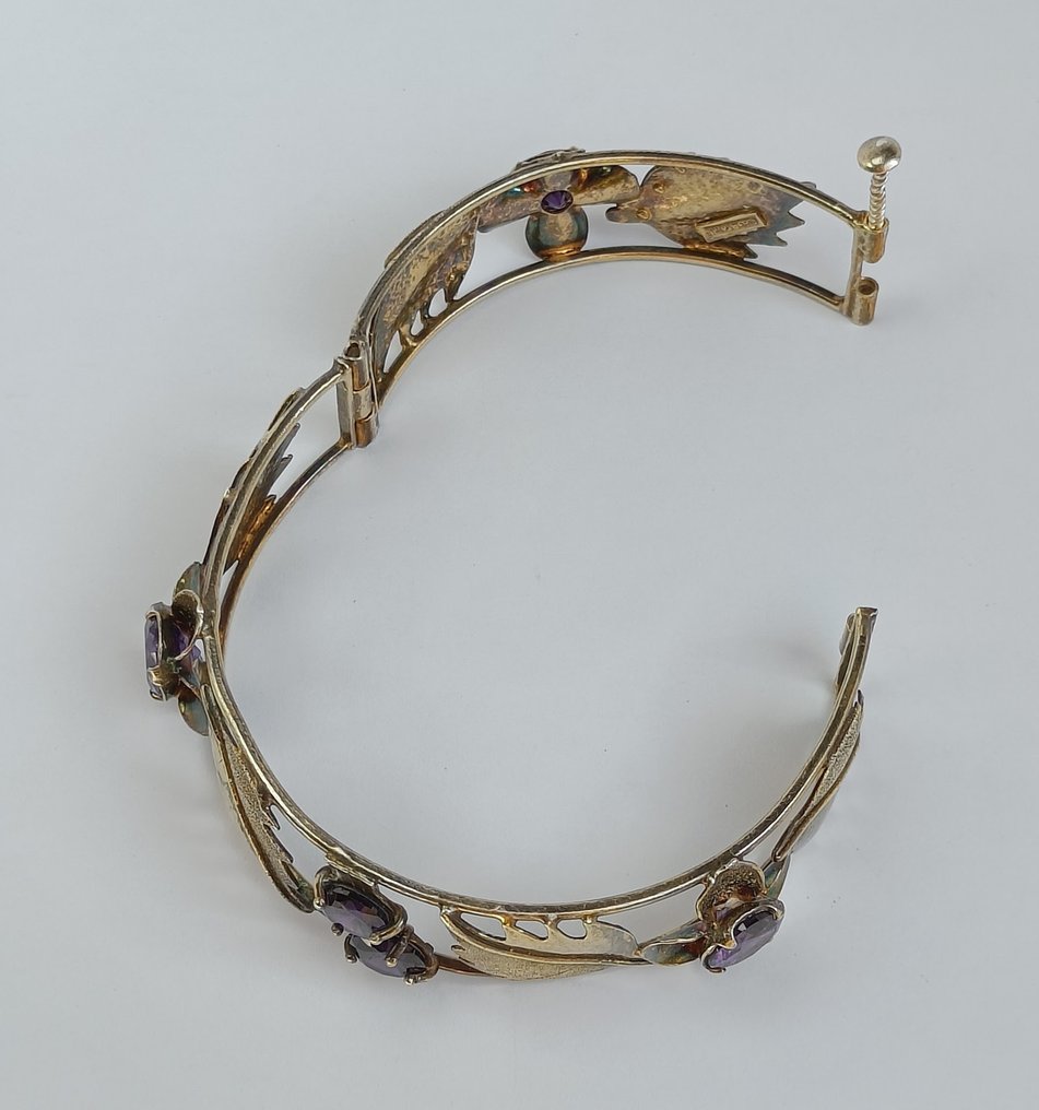 银, Gold-plated - 手镯 - Duo oriental #3.2