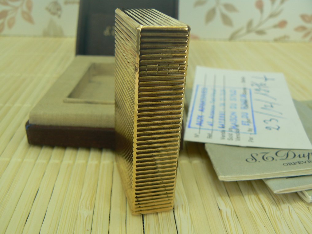 S.T. Dupont - Ligne 1 - Lommelighter - Forgyldt #3.2