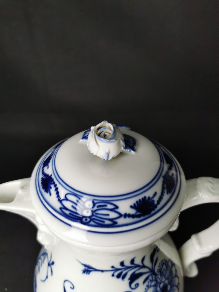 Meissen - Cipolla Blu - Caffettiera - XX secolo - Καφετιέρα - Πορσελάνη #4.3