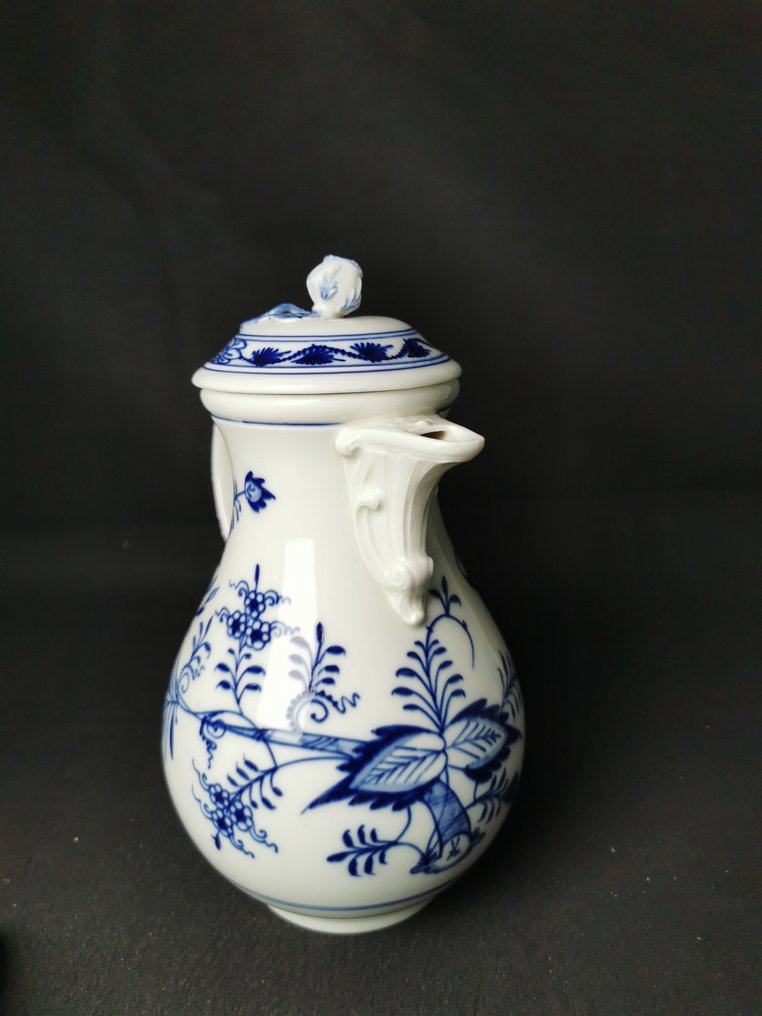 Meissen - Cipolla Blu - Caffettiera - XX secolo - Καφετιέρα - Πορσελάνη #1.0