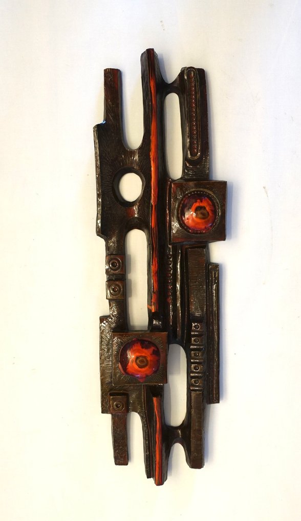 Ars Munda - Szobor, Large Brutalist Sculptuur ‘60 - 68 cm - Polyester #1.0