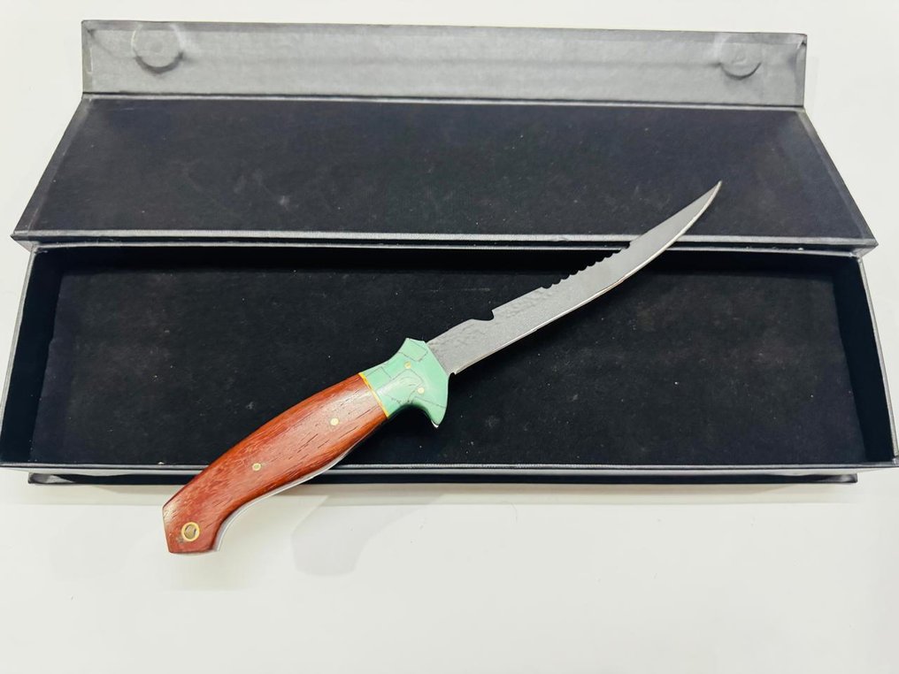 Μαχαίρι κουζίνας -  Ιαπωνικό μαχαίρι φιλέτου (068) - Λιγότερο Ατσάλι, εποξική ρητίνη με κουτί. - Ιαπωνία - Ιαπωνικό μαχαίρι φιλέτου #4.3