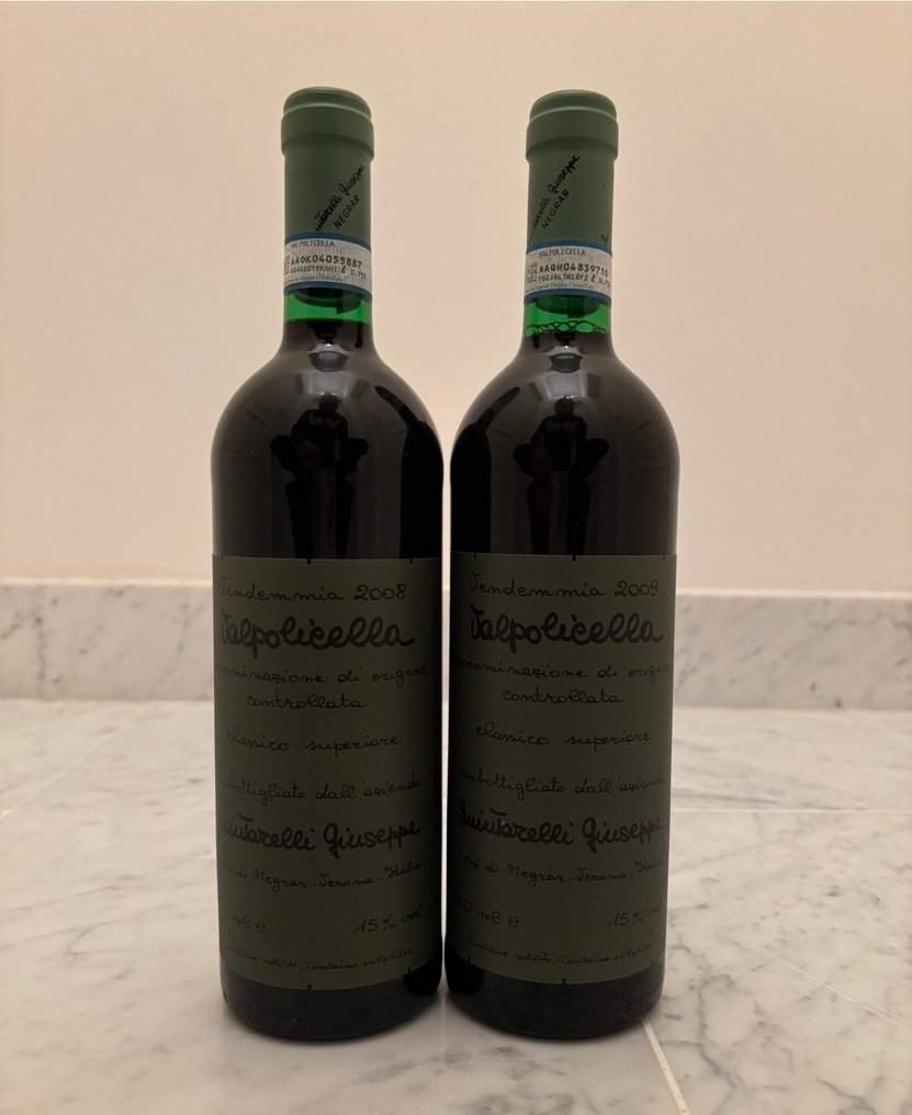 2008 & 2009 Quintarelli Giuseppe, Valpolicella - 威尼托 Superiore - 2 瓶 (0.75L) #1.0
