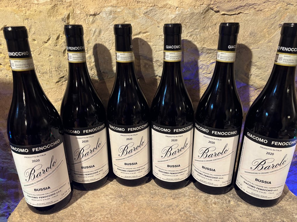 2020 Giacomo Fenocchio, Bussia - Barolo - 6 Flaskor (0,75L) #1.0