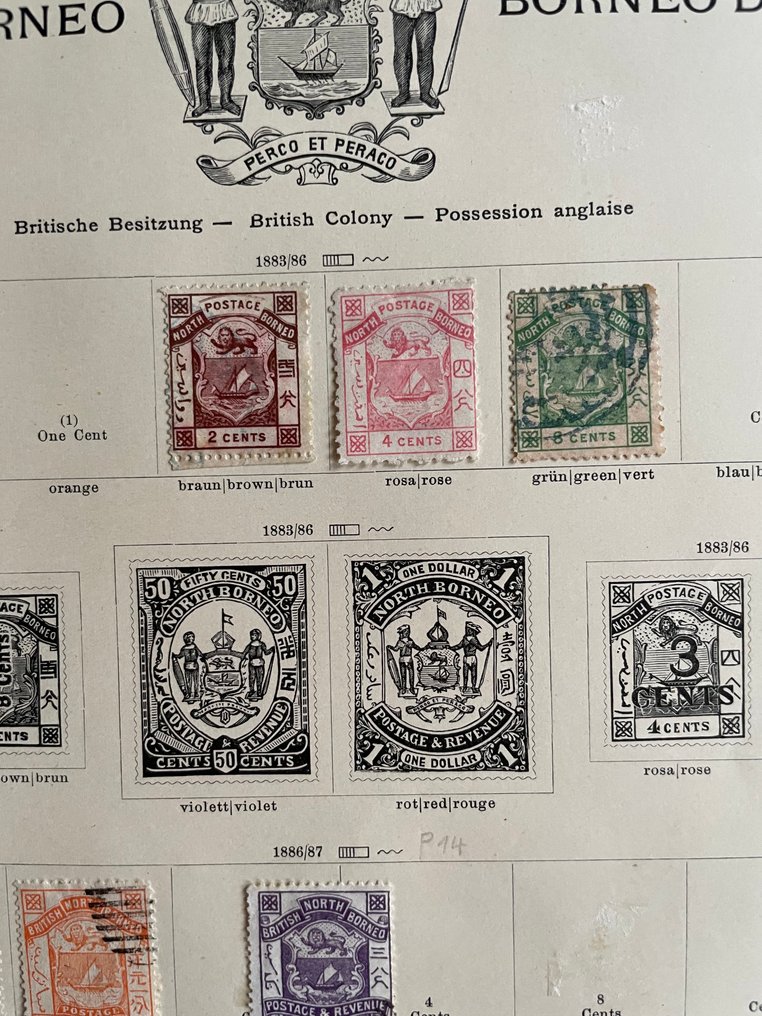 North Borneo  - Part from an old general collection. #2.1