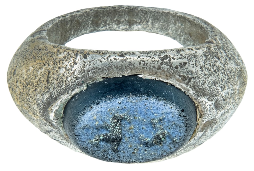 Ancient Roman Silver Ring - 28.7 mm #1.0