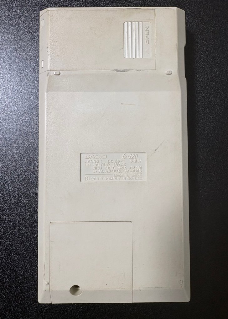 Regnemaskine - 1970-1980 - CASIO FX-120 Scientific C #2.1