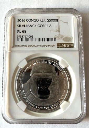 Kongó. 5000 Francs 2016 (Nincs minimálár) #1.0