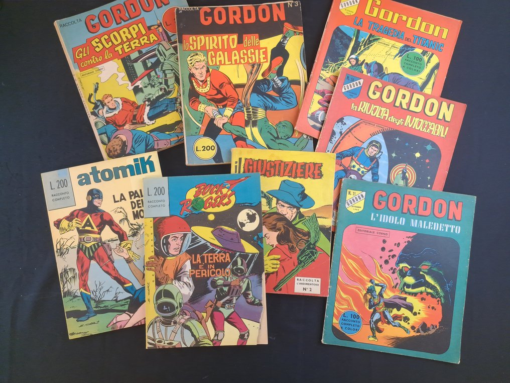 Atomik, Buck Rogers, Gordon Corno - 8 Comic - 1963 #1.0