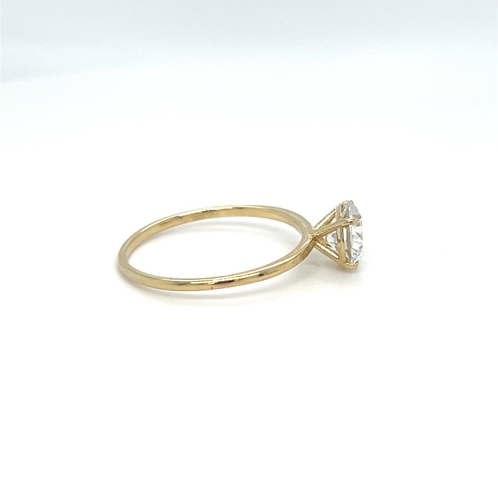 Ingen mindstepris - Ring - 14 karat Gulguld - 1.09ct. tw. Diamant (Laboratoriedyrket) #3.2