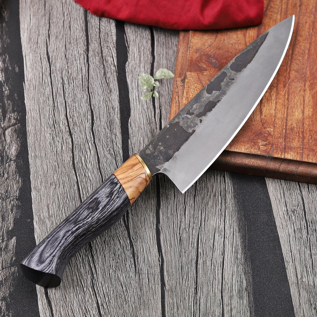 Sam Knives Handcrafted Chef’s Knife - Cuțit de masă - Oțel, Lemn - A11 #3.2