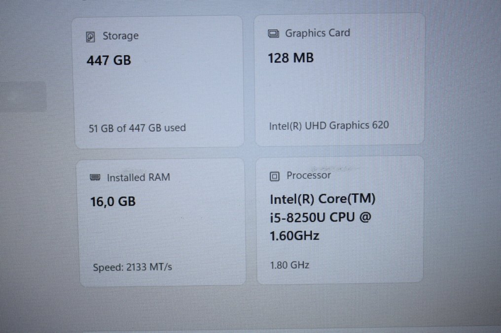 Luxury high-end notebook: HP EliteBook 850 G5 - Intel Core i5-8250U CPU, 16GB DDR4 RAM, 480GB SSD - Laptop - Windows 11 Professional #3.2