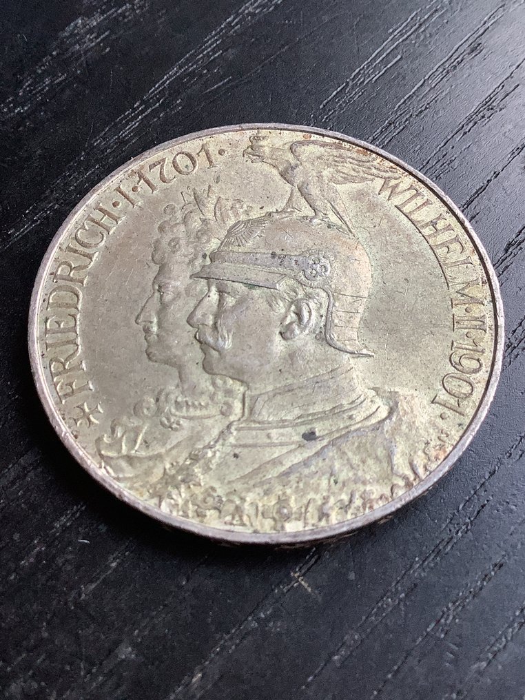 Germany, Empire Wilhelm II. 5 Mark 1901 / 200th Anniversary of the Kingdom. Prussia (No reserve price) #1.0