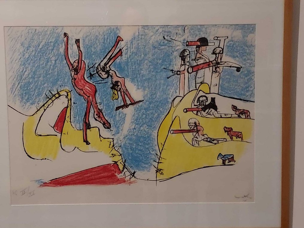 Roberto Matta (1911-2002) - HAD A GREAT FALL ( 1965) #1.0