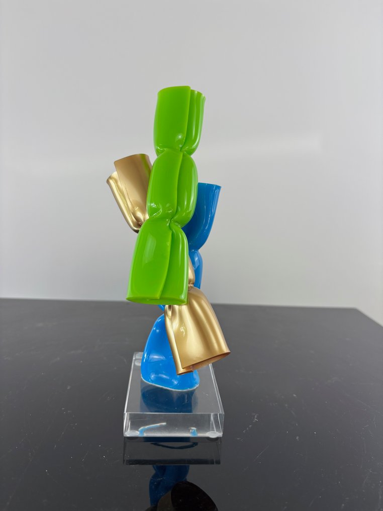 Laurence JENKELL - WRAPPING BONBON COMPOSITION BLEU OR VERT #1.0