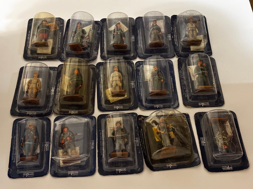 Del Prado - Soldat de plomb 15x Soldatini Del Prado WW1 e WW2 - Asie #2.1