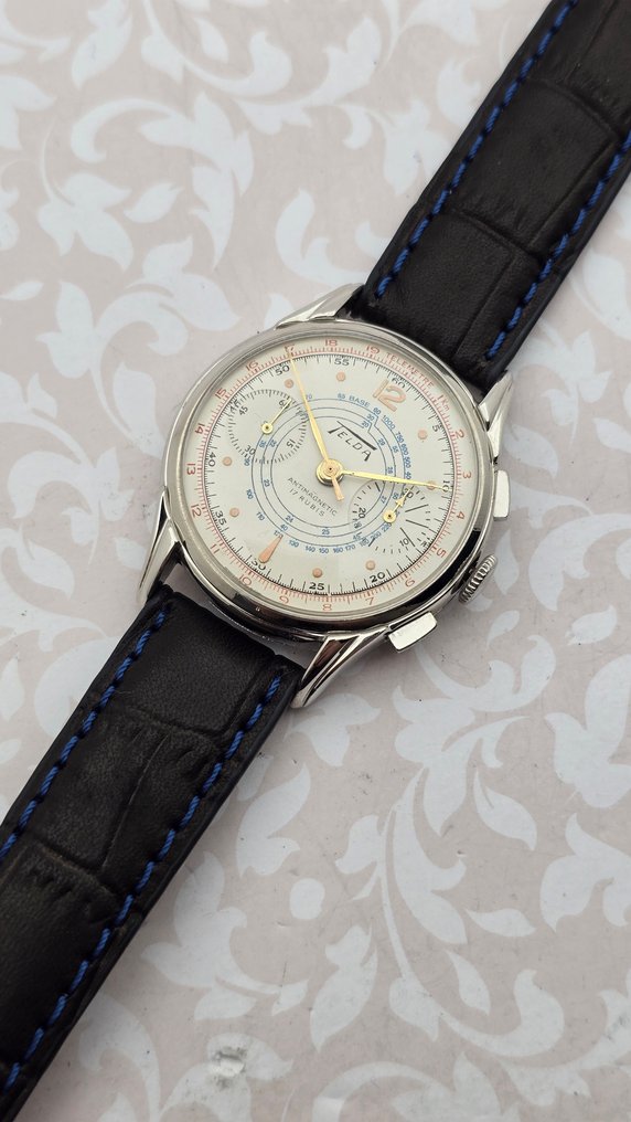 Chronographe Suisse - Telda - Cal. Landeron 48 - Zonder minimumprijs - Heren - 1900-1949 #4.3