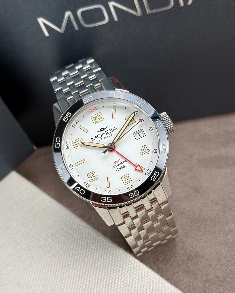 Mondia - Heritage 1946 GMT Automatic - Nincs minimálár - MI-823-SS-SL-CM - Férfi - 2020+ #1.0