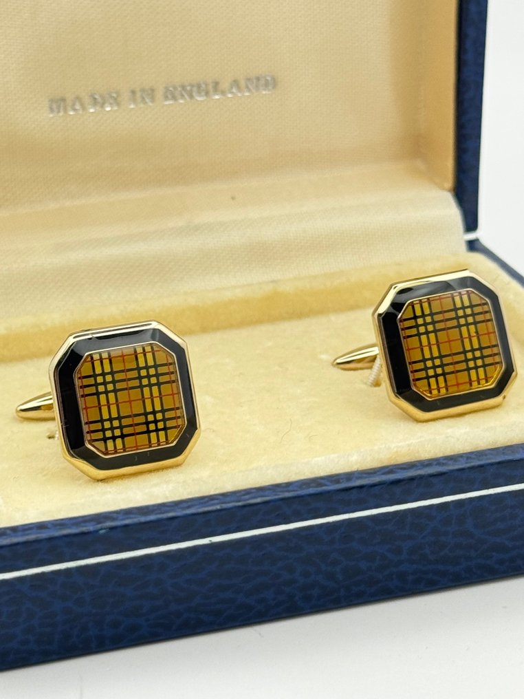 Burberry - Metall - Manschettenknöpfe - Originalbox #1.0