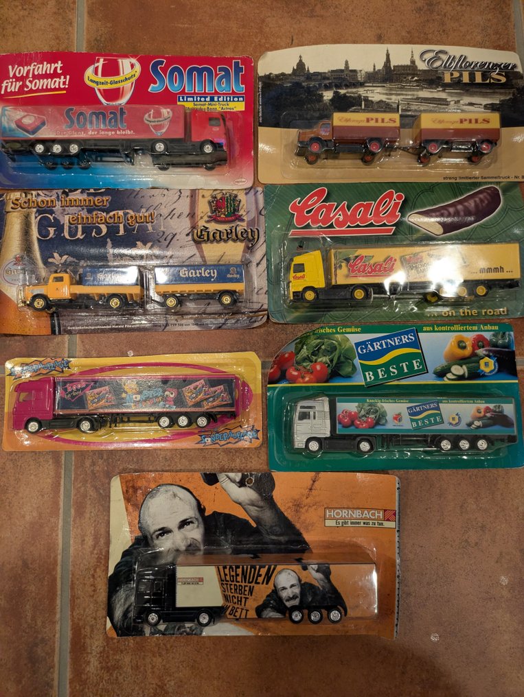 1:87 - Miniatura de camião (7) - 7 Caminhões Diferentes H0 #1.0