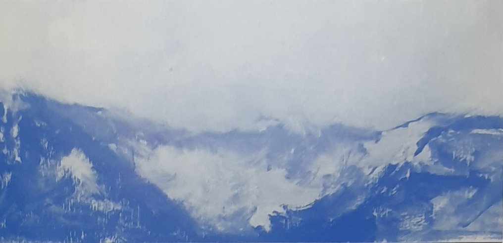 Signed; Thomas Kohl - Invitation Card (written & signed from Thomas Kohl) "Seestück, 1994" & empty sketchbook - 1996 #1.0