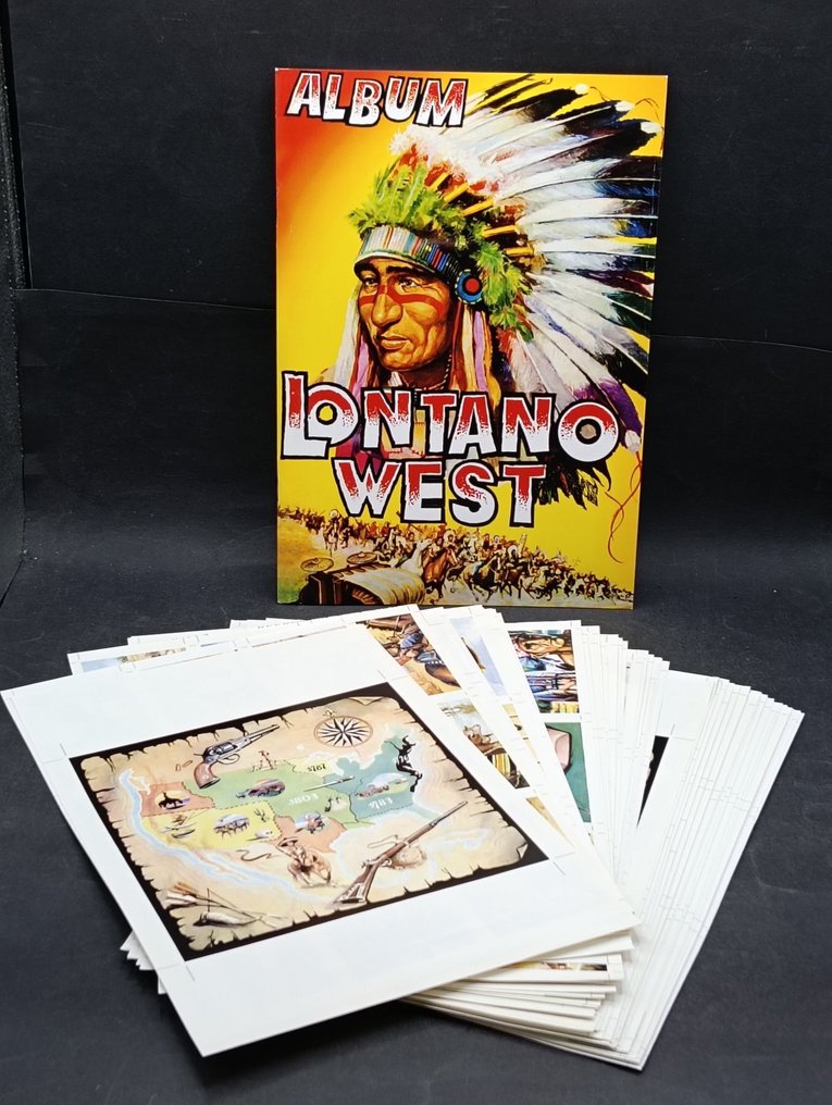 mercury Lontano West album 1 edizione Dardo (riedizione mercury) - 1 Empty album + complete loose sticker set - 全新（M） #1.0