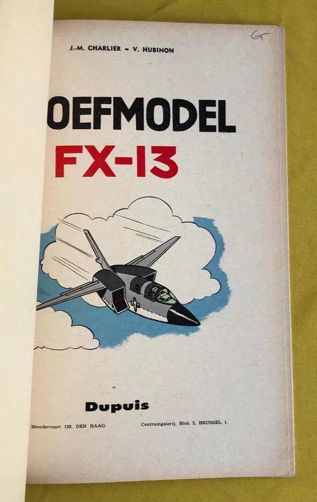 Buck Danny 24 - Proefmodel FX-13 - 1 Album - First edition - 1961 #1.0