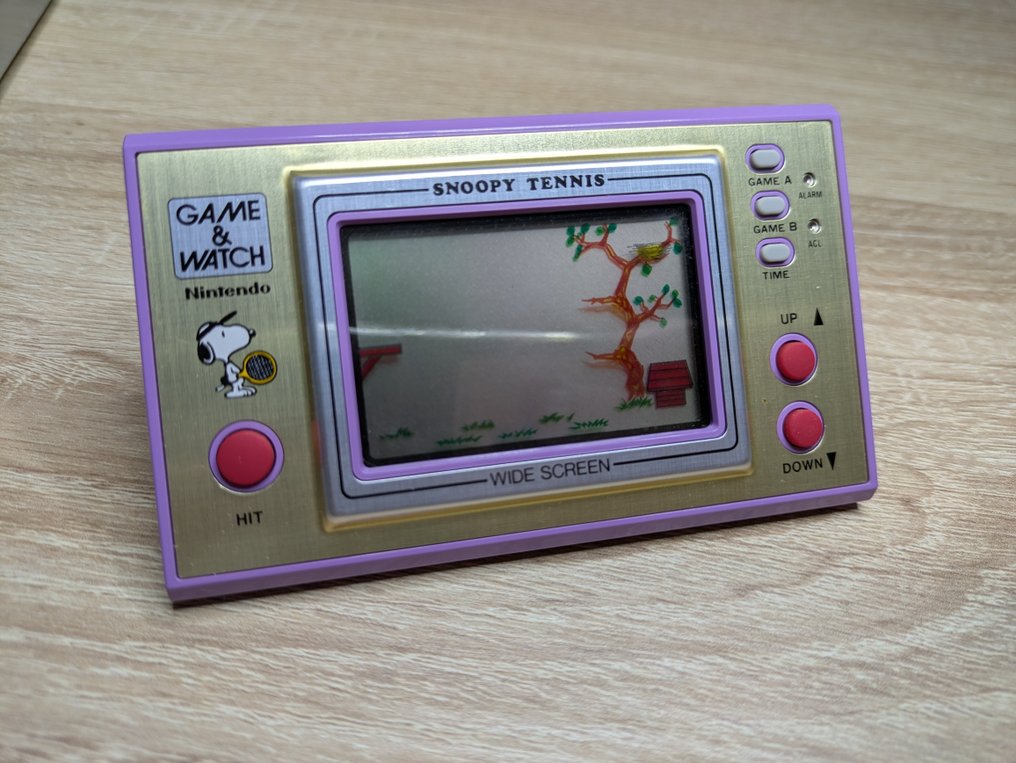 Nintendo - Game & Watch - Wide Screen - Snoopy Tennis (SP-30) - 1st Edition - Handheld game console - In original box #3.2