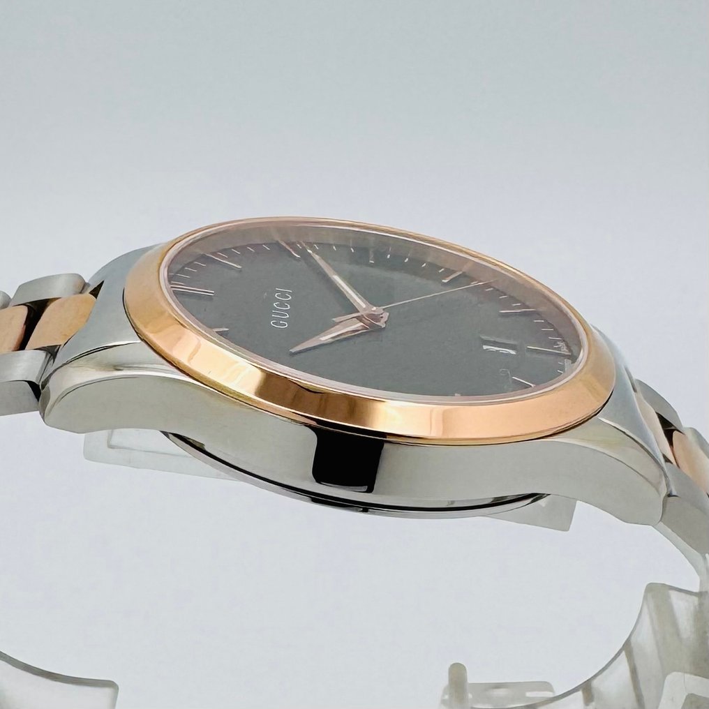 Gucci - G-Timeless Two Tone Grey Dial - χωρίς τιμή ασφαλείας - 126.4 - Άνδρες - 2010-2020  #3.2