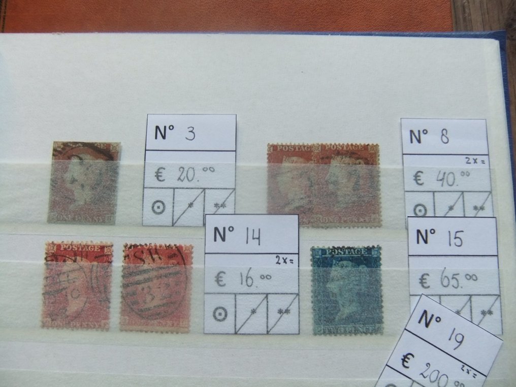 Großbritannien  - € 13.000 +++ - Partij klassiek in 2 stockboeken #1.0