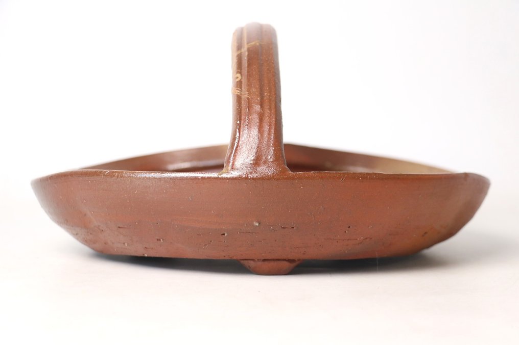 Bizen Tebachi(手盆) - 陶瓷 - 伊勢崎満 Isezaki Mitsuru (1934-) - 日本 - 1900-2000 #1.0