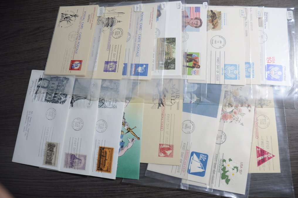 USA  - Csomag 100 db FDC-vel egy dobozban. #4.3