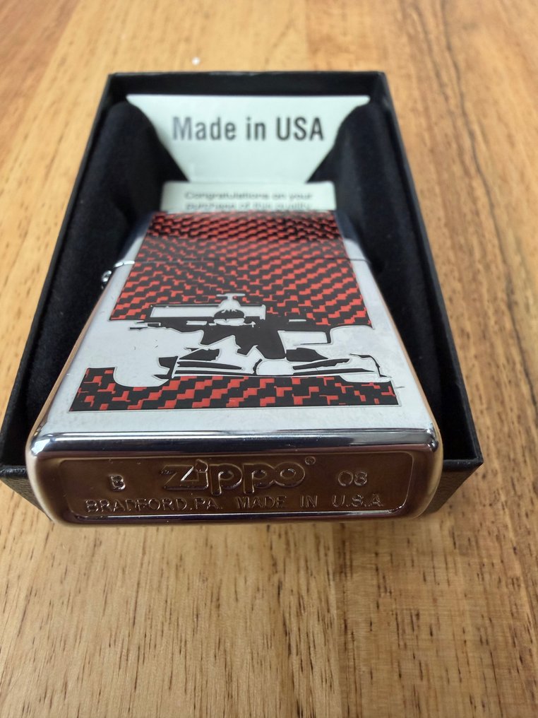 Zippo - 芝宝 - 没有保留价 - 口袋打火机 - 钢材（不锈钢） #4.3