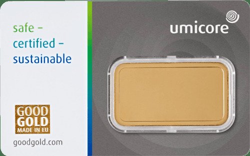 20 grame - Aur .999 - Umicore - Sigilat și cu certificat #1.0