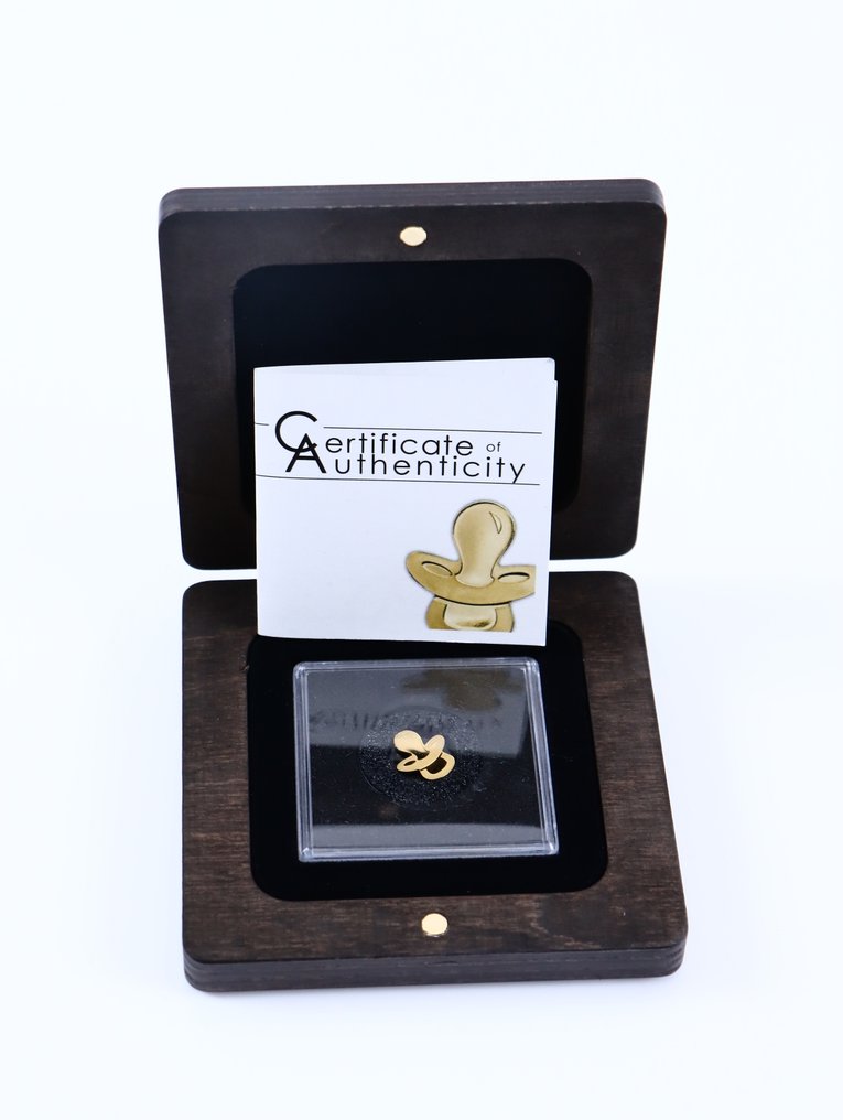 Wyspy Cooka. 5 Dollars Golden Dummy, 0,5 gr (Bez ceny minimalnej
) #1.0