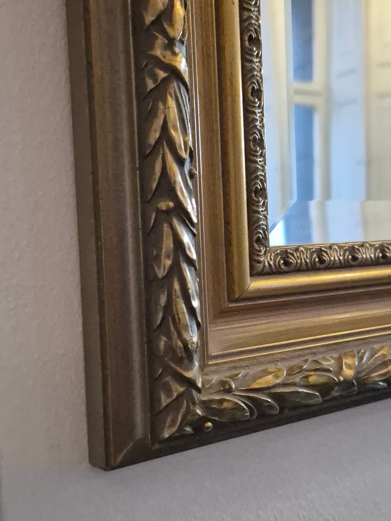 Barockstil-Wandspiegel – großer, reich verzierter Rahmen in Goldfassung - 镜子  - 玻璃 #4.3