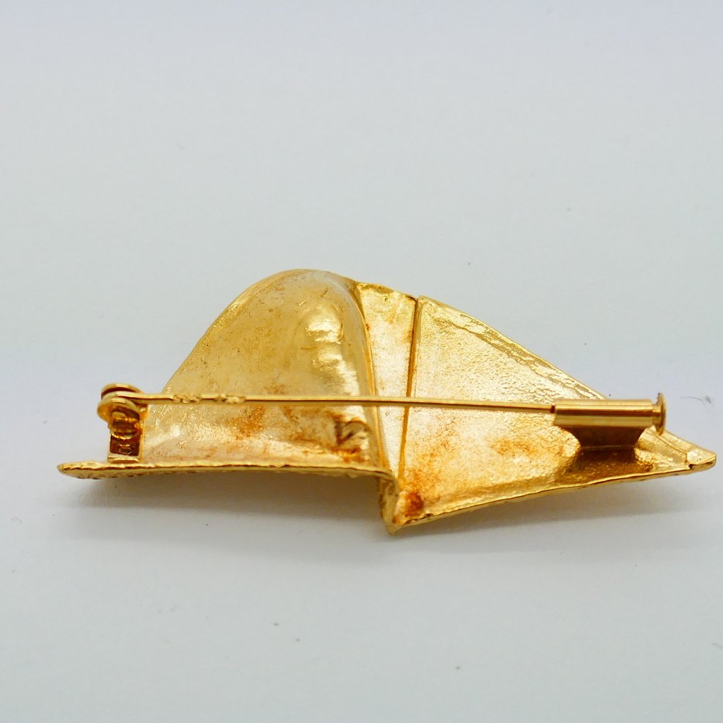 χωρίς τιμή ασφαλείας - Καρφίτσα - 14 καράτια Κίτρινο χρυσό - AKT #3.2