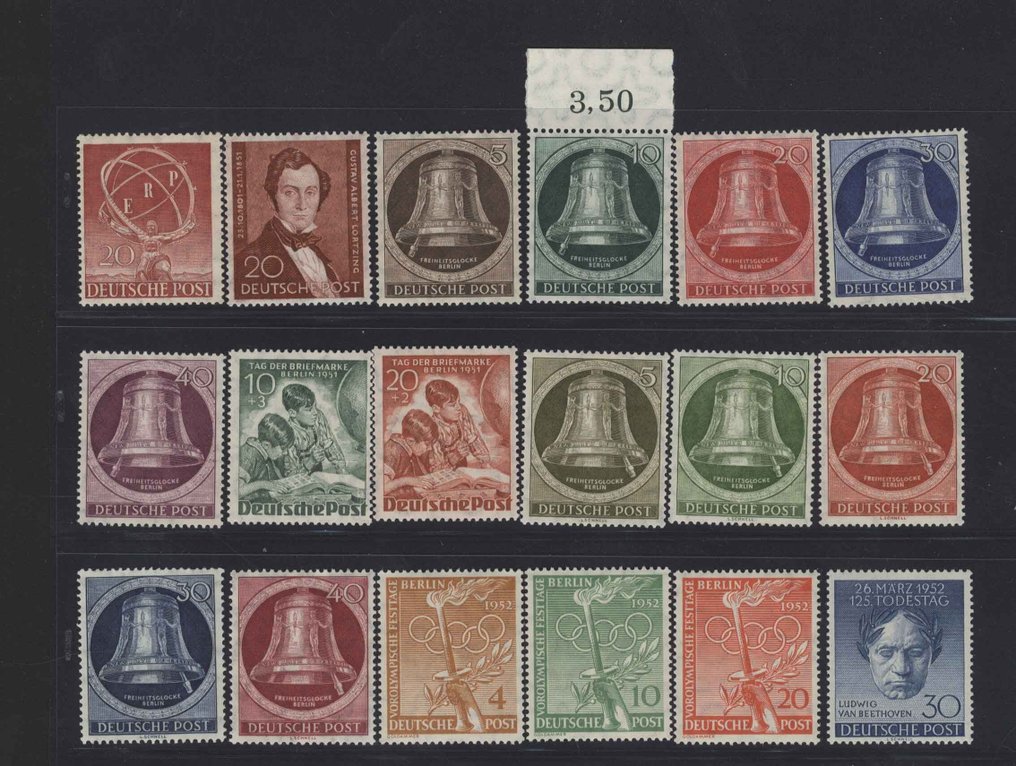 Berlin - Berlin Lot lepsze specjalne emisje znaczków mennicy #1.0