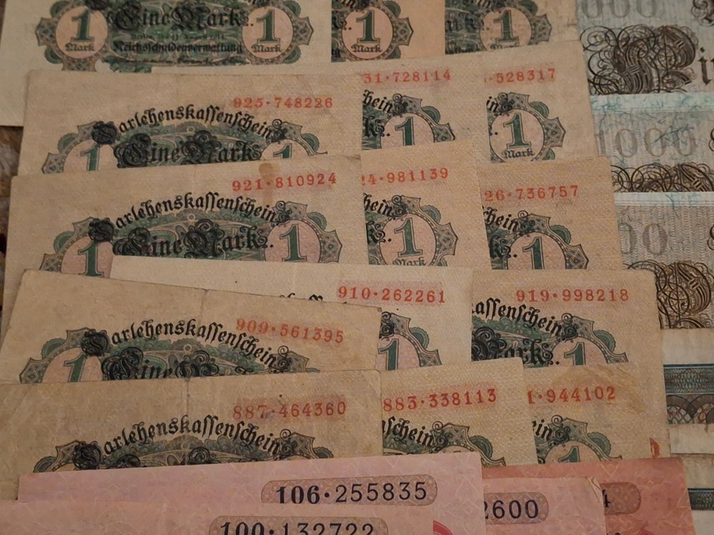 德国. - 126 Banknotes - 1910/1922  (没有保留价) #3.2
