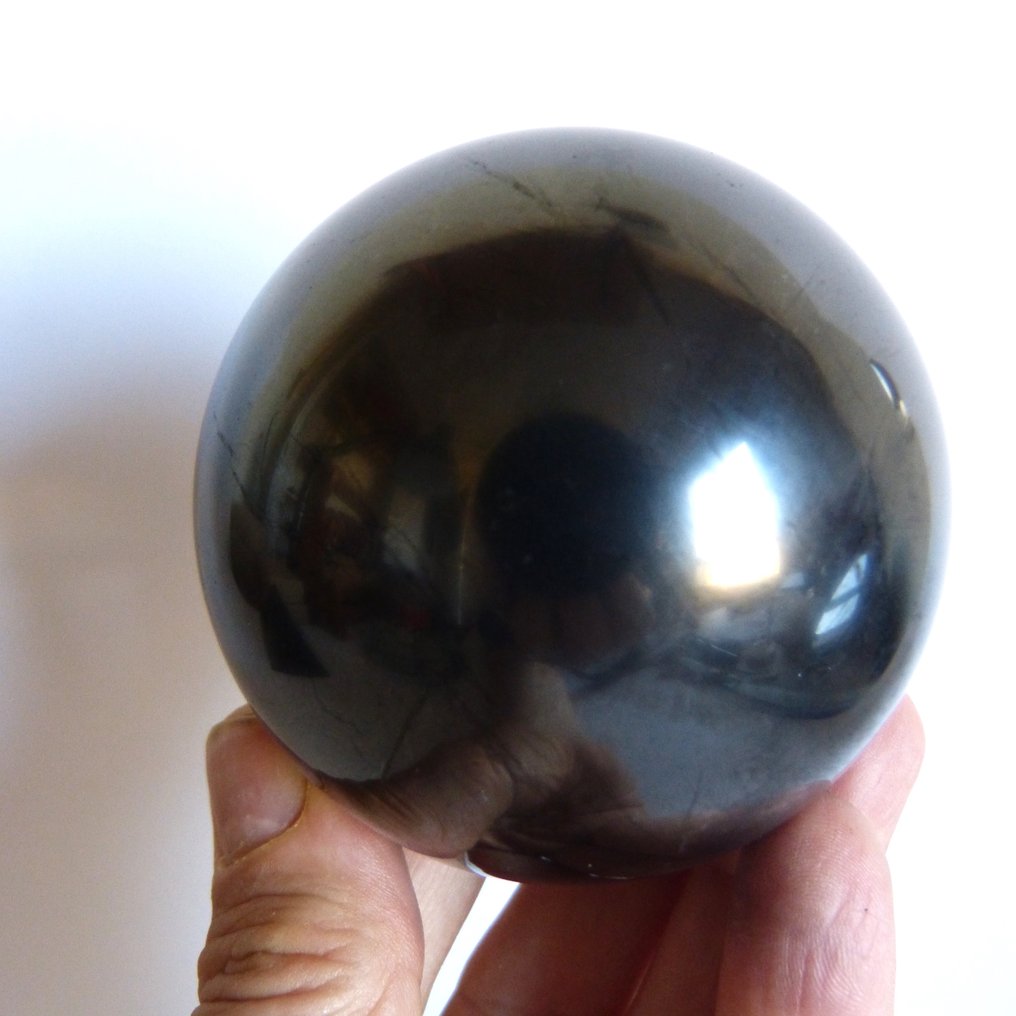 Ekseptionel shungitkugle - 7,2 cm- 494 g #4.3