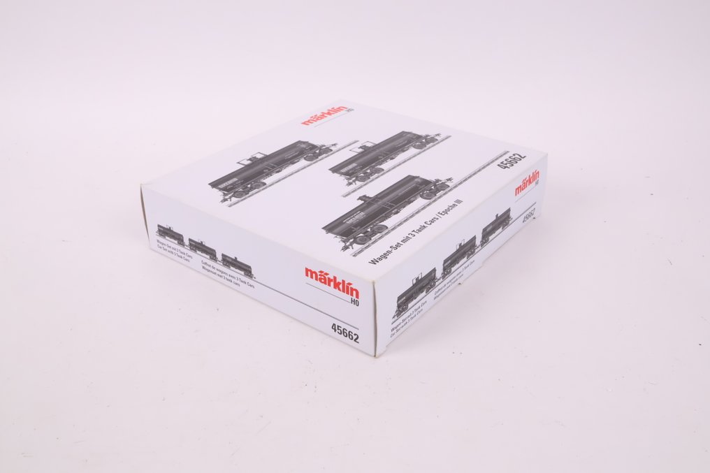 Märklin H0 - 45662 - Ensemble de wagons de marchandises pour trains miniatures (1) - Ensemble de trois wagons-citernes. - SHPX #2.1