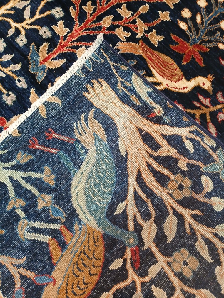 Afghan, Χειροποίητο χαλί με κόμπους, υψηλής ποιότητας, αριστούργημα, βιολογικό μαλλί, εικαστικό. - Χαλί - 415 cm - 305 cm - Νέο χειροποίητο χαλί σχεδιαστή #4.3