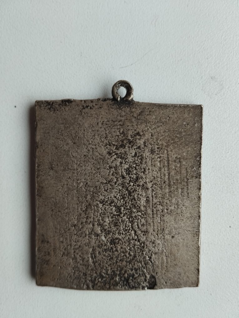 Matkaikoni - Pyhä marttyyri Uar - Hopeoitu pronssi #4.3