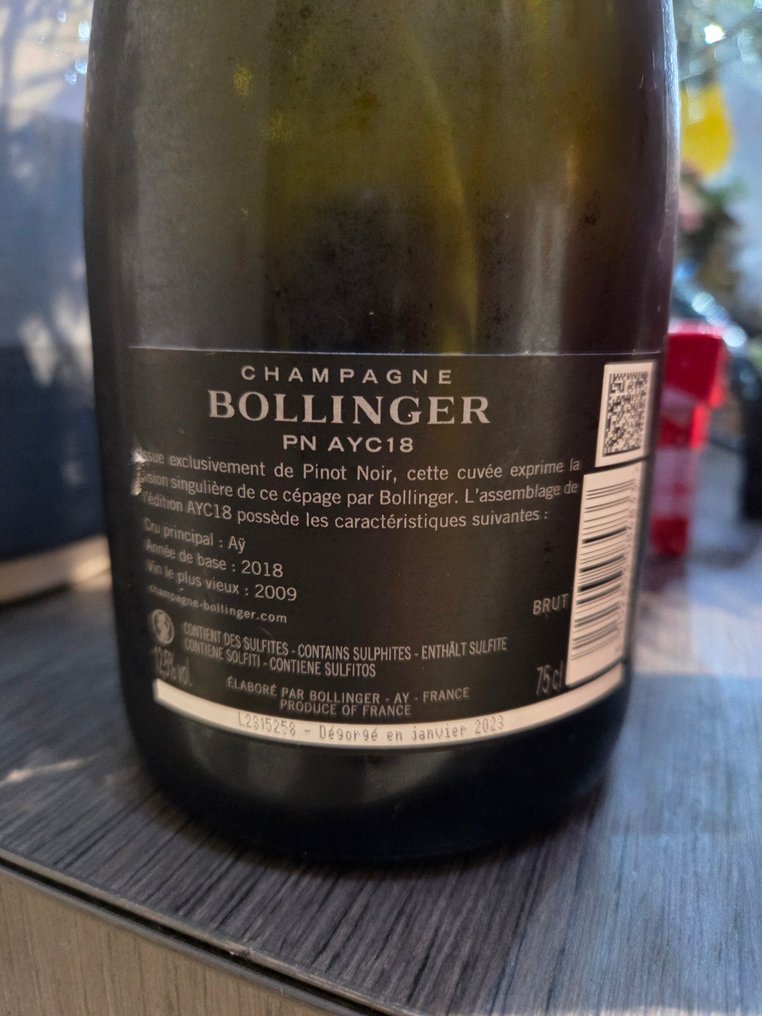 2009 Bollinger, PN18 AYC - Σαμπάνια - 1 Î¦Î¹Î¬Î»Î· (0,75L) #2.1