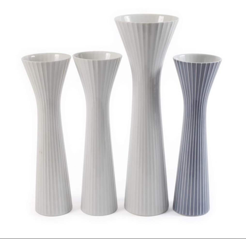 Rosenthal - Hans Wohlrab - Βάζο (4) -  2422/27  - Πορσελάνη #1.0