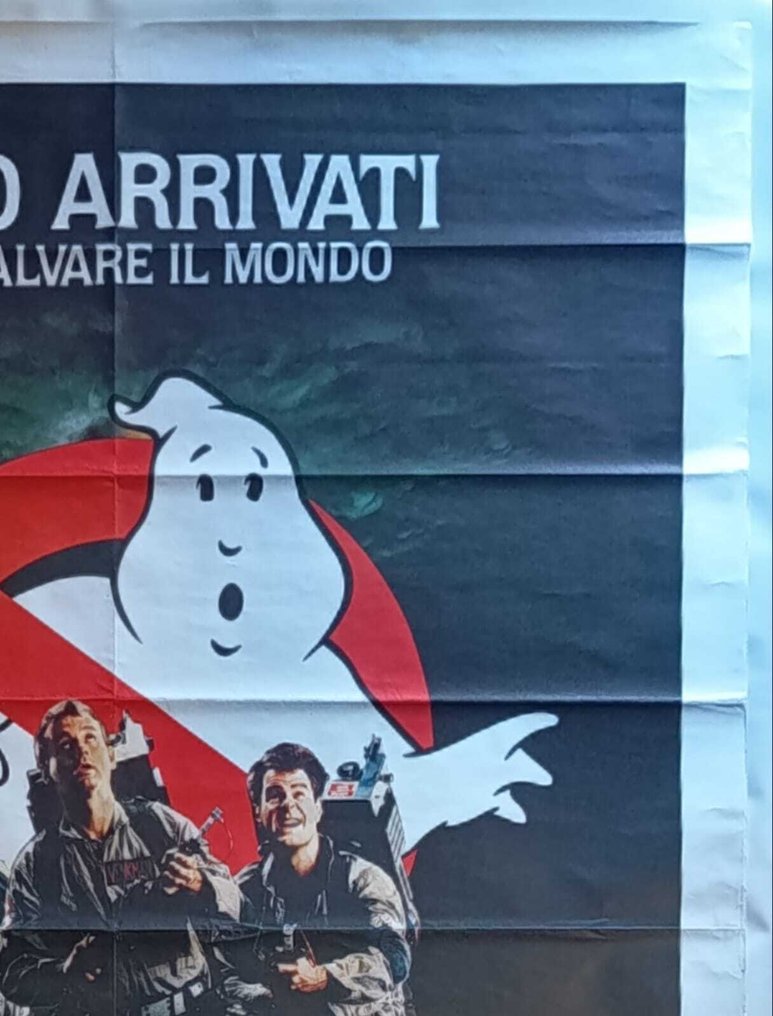 Michael C. Gross - The Ghostbusters - Rare !! 1984 1st Original Italian Theatrical Release Poster - MINT - No Reserve #4.3
