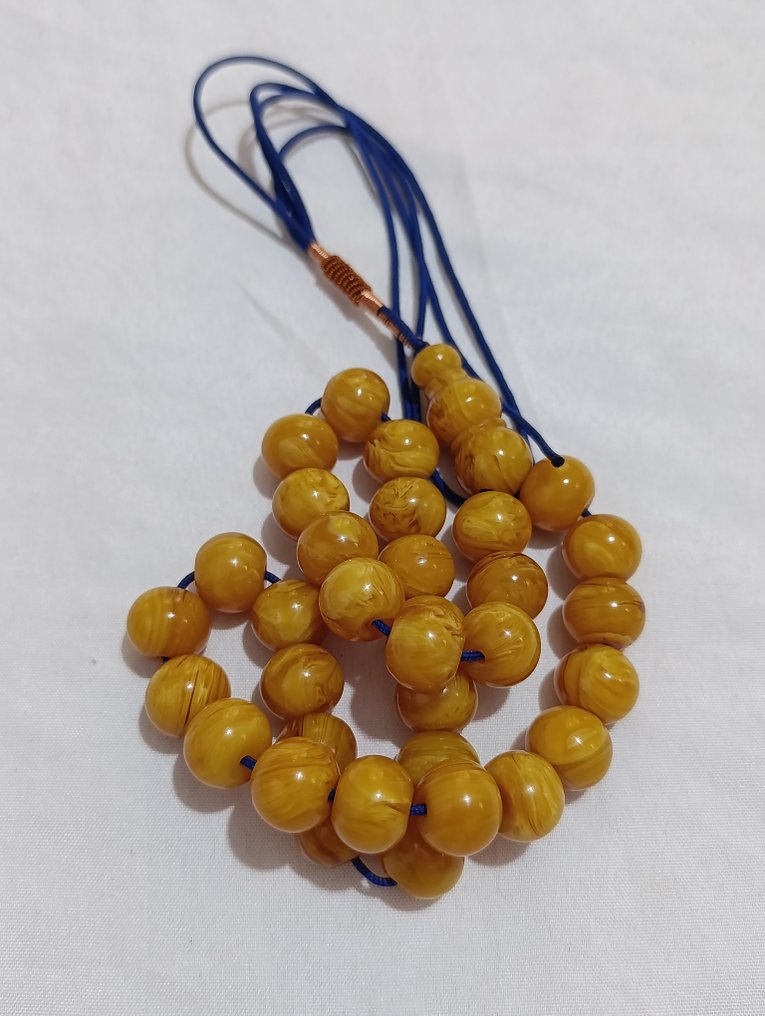 Ροζάριο - Κεχριμπάρι - 1970-1980 - Σπάνια Κομποσκοίνια Προσευχής #3.2